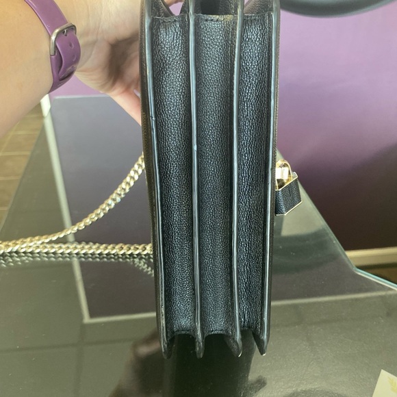 Kate Spade Black Crossbody Bag with Gold Chain - Picture 4 of 5